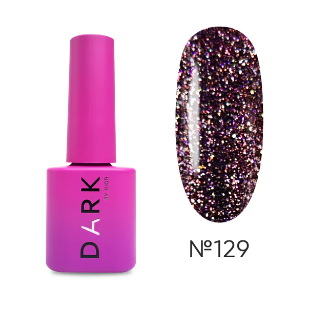 DARK - Gel Polish #129, 10ml - Image 1