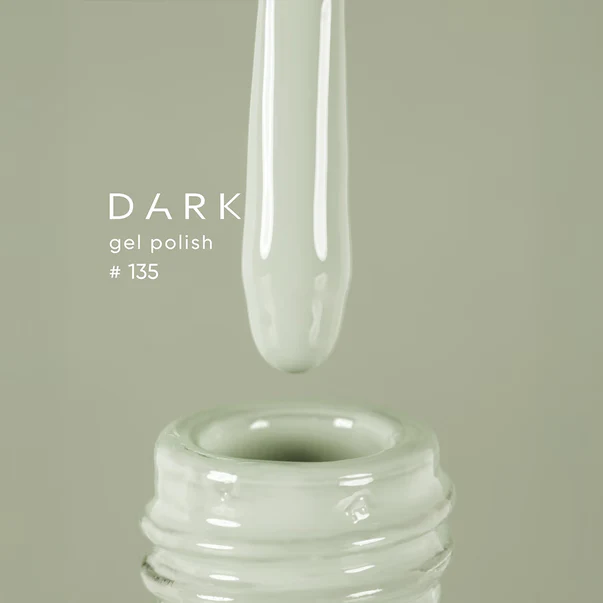 DARK - Gel Polish #135, 10ml - Image 2