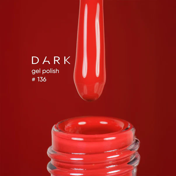 DARK - Gel Polish #136, 10ml - Image 2
