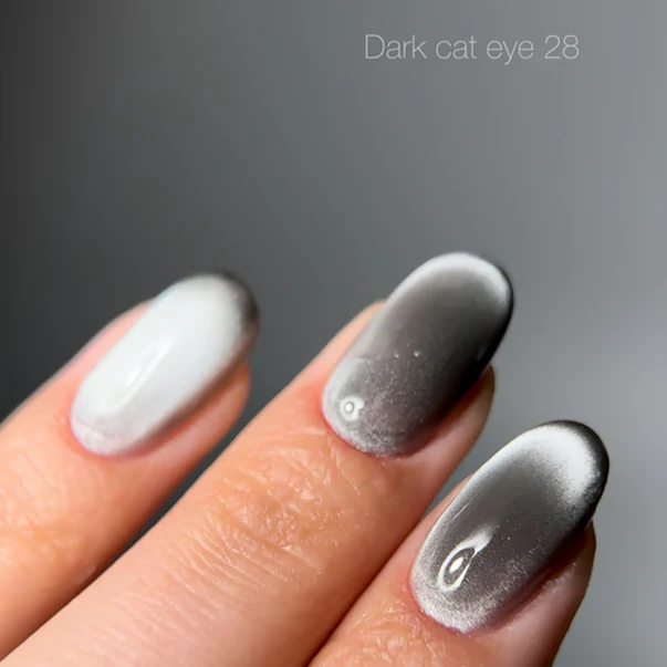 DARK - Gel Polish Cat Eye #28, 10ml - Image 3