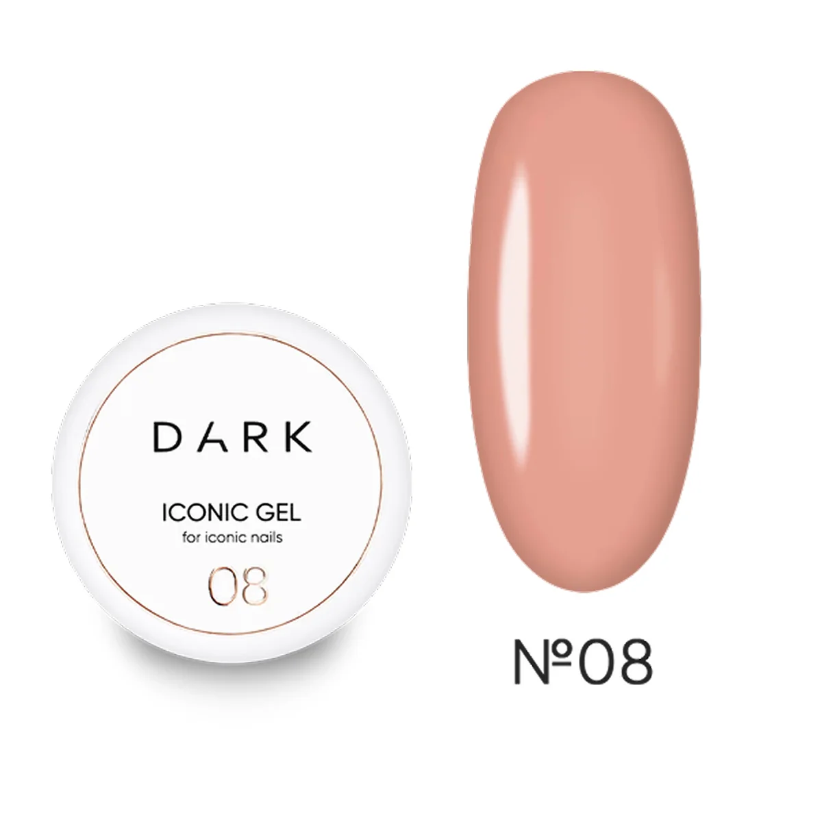 DARK – Iconic Gel #08, 15ml/30ml