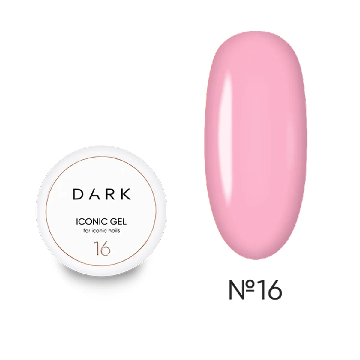 DARK – Iconic Gel #16, 15ml/30ml