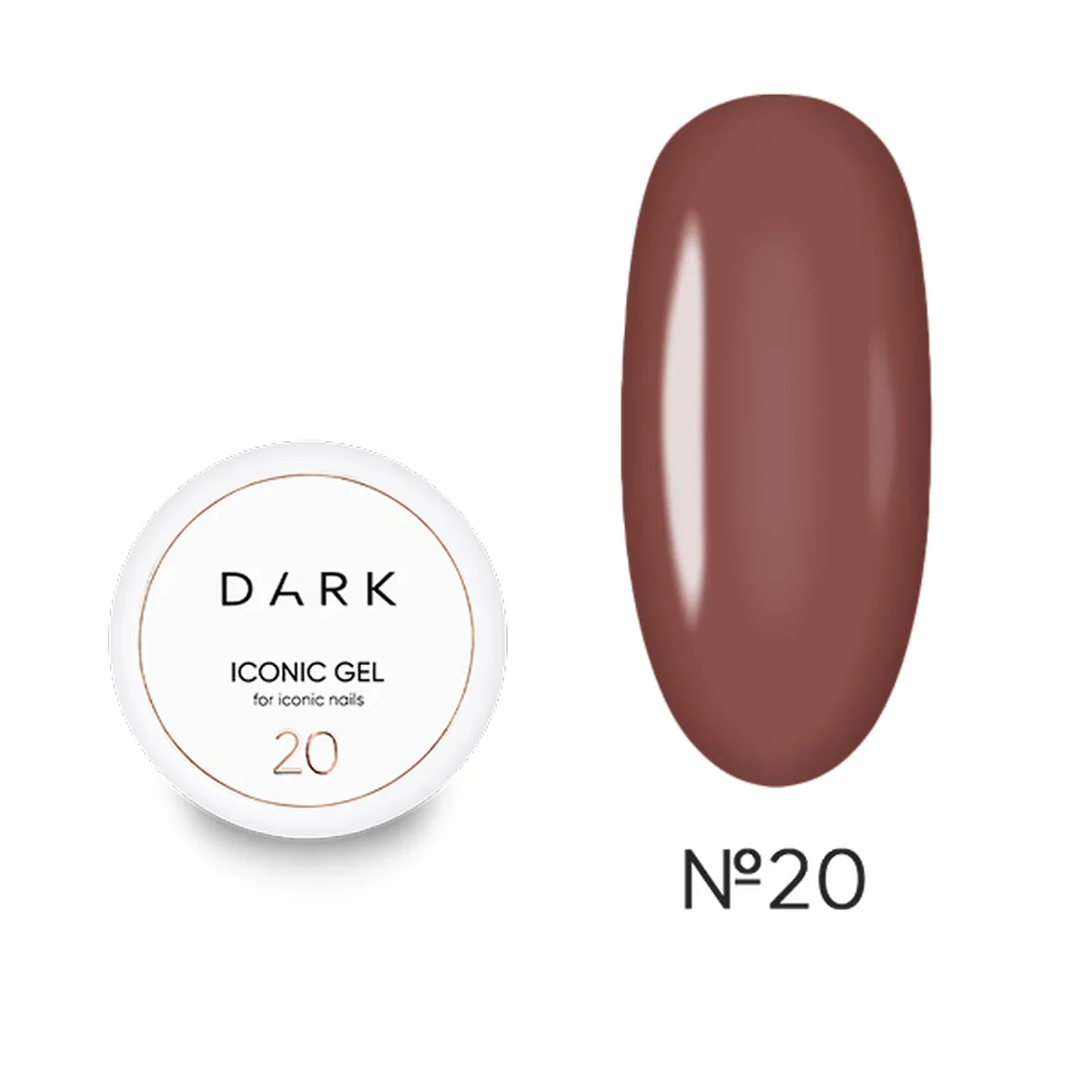 DARK – Iconic Gel #20, 15ml/30ml