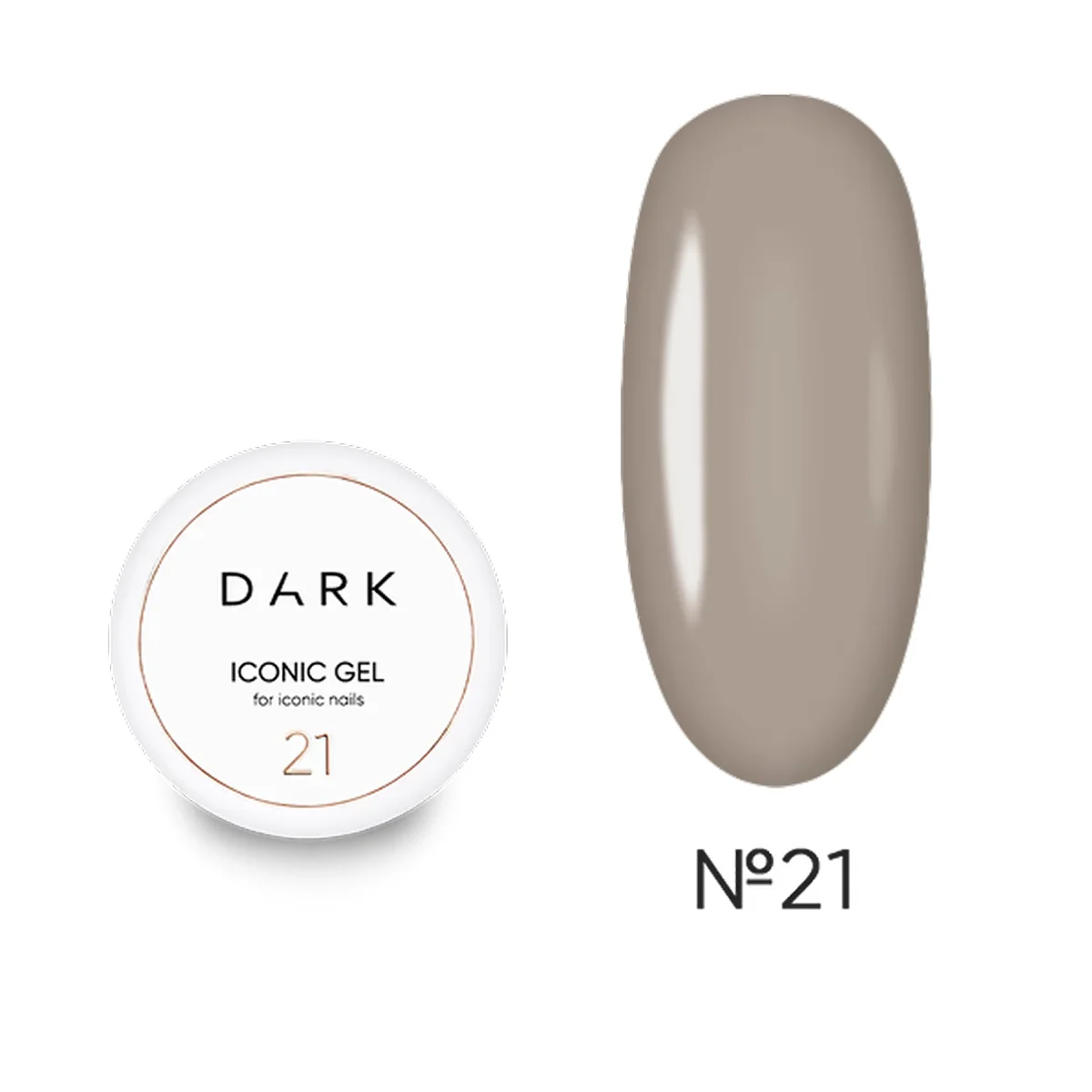 DARK - Iconic Gel #21, 15ml - Image 1