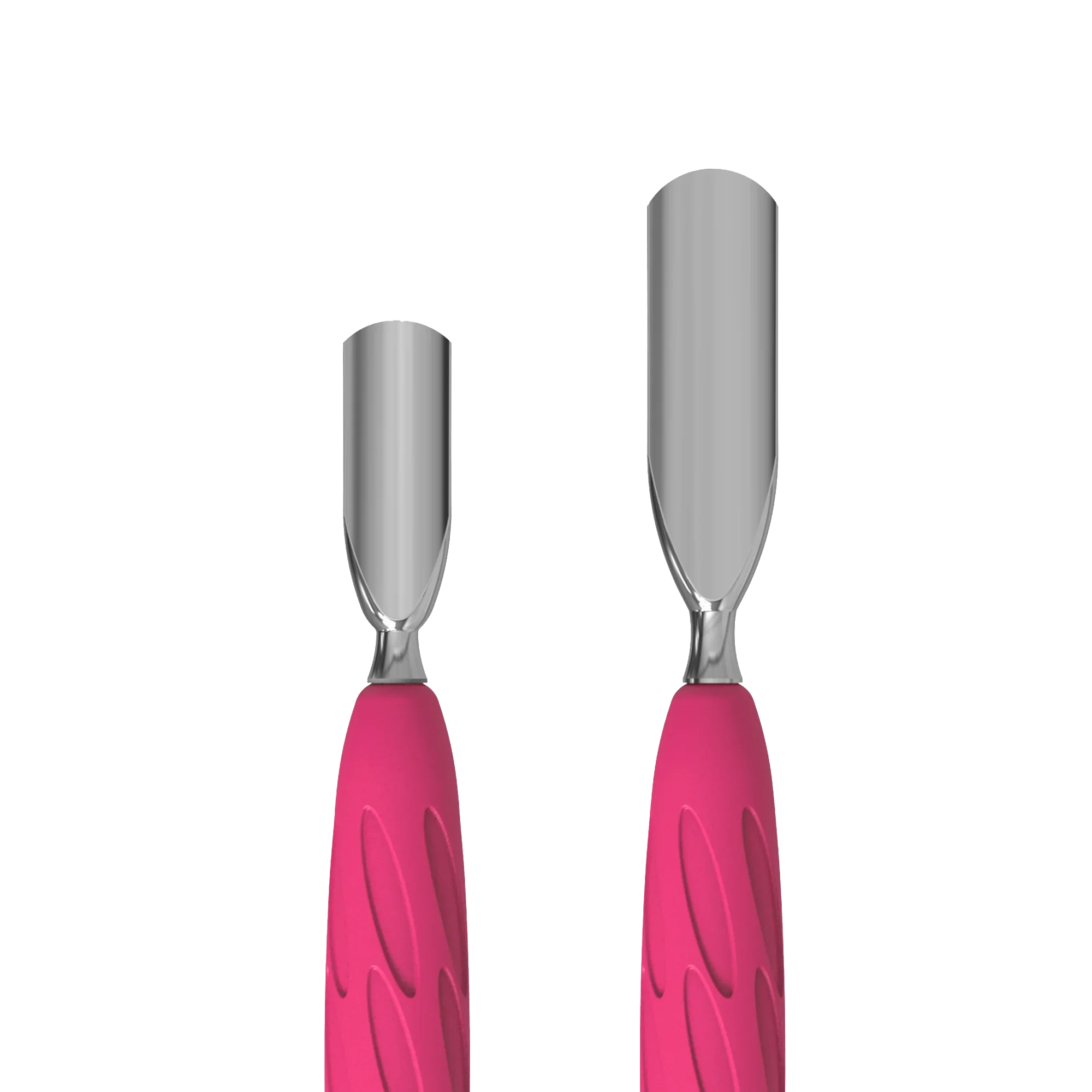 Manicure Pusher With Silicone Handle "Gummy" UNIQ 10 TYPE 1 (Wide Rounded Pusher + Narrow Rounded Pusher) PQ-10/1- STALEKS - Image 2