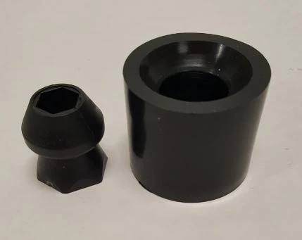 Rubber Door Holdbacks --2 Piece Set (choose from 4 pull strengths) - Image 1