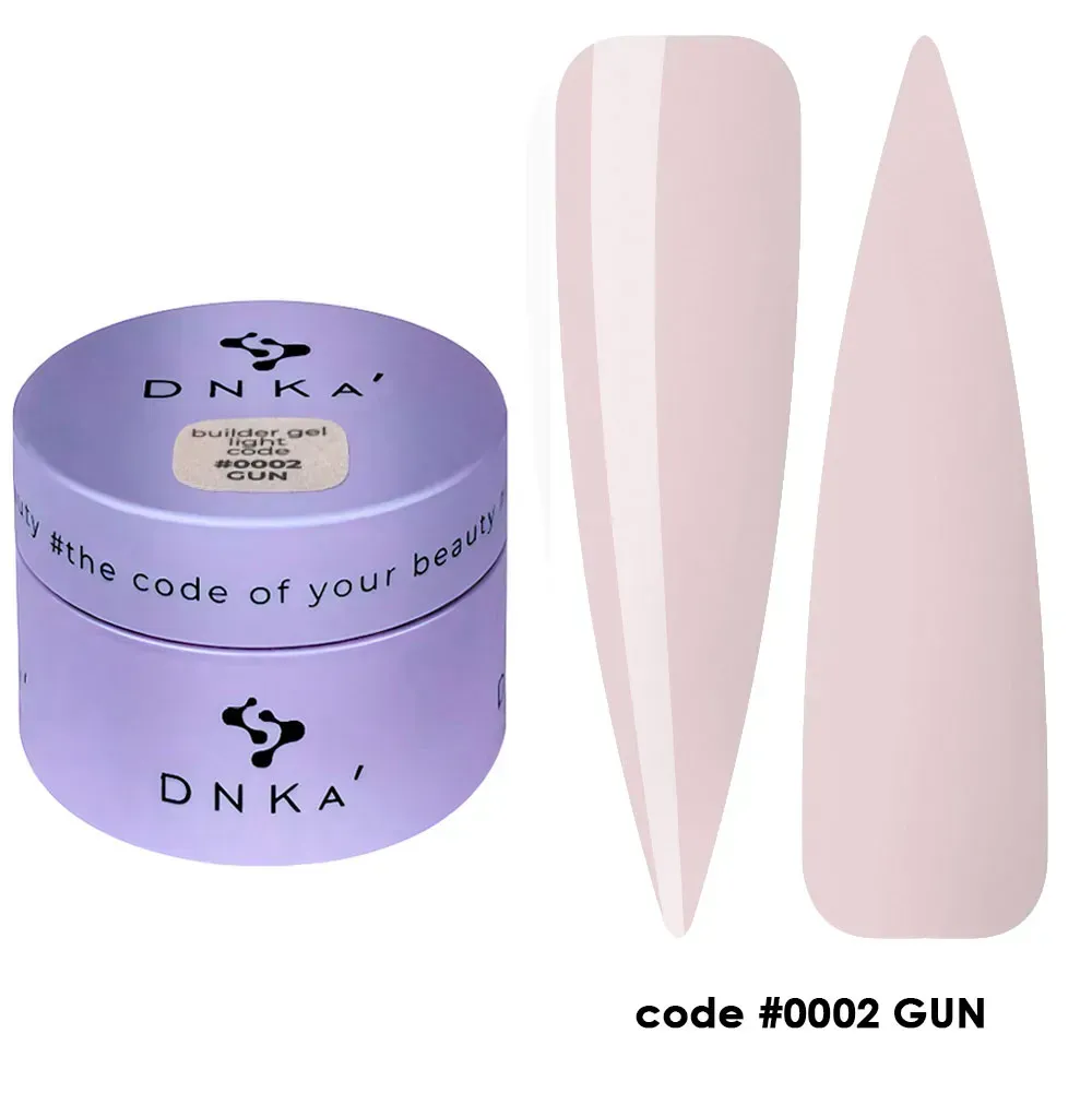 DNKa – Builder Gel Light #0002 Gun, 30ml