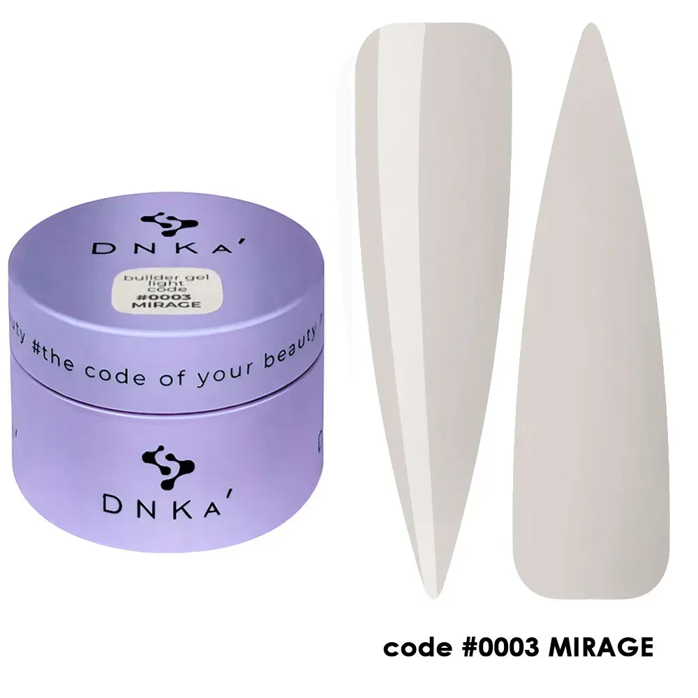 DNKa – Builder Gel Light #0003 Mirage, 30ml