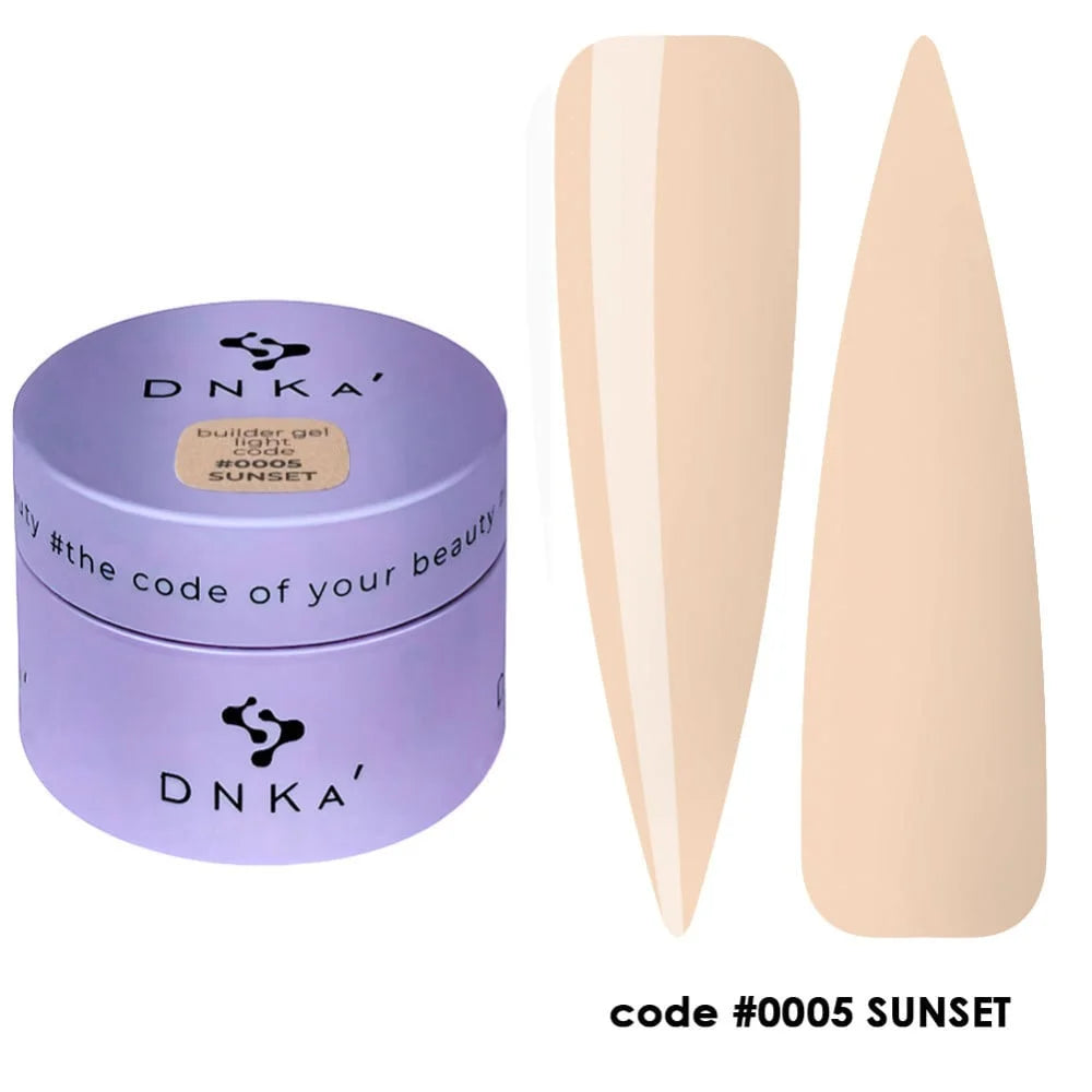 DNKa – Builder Gel Light #0005 Sunset, 30ml