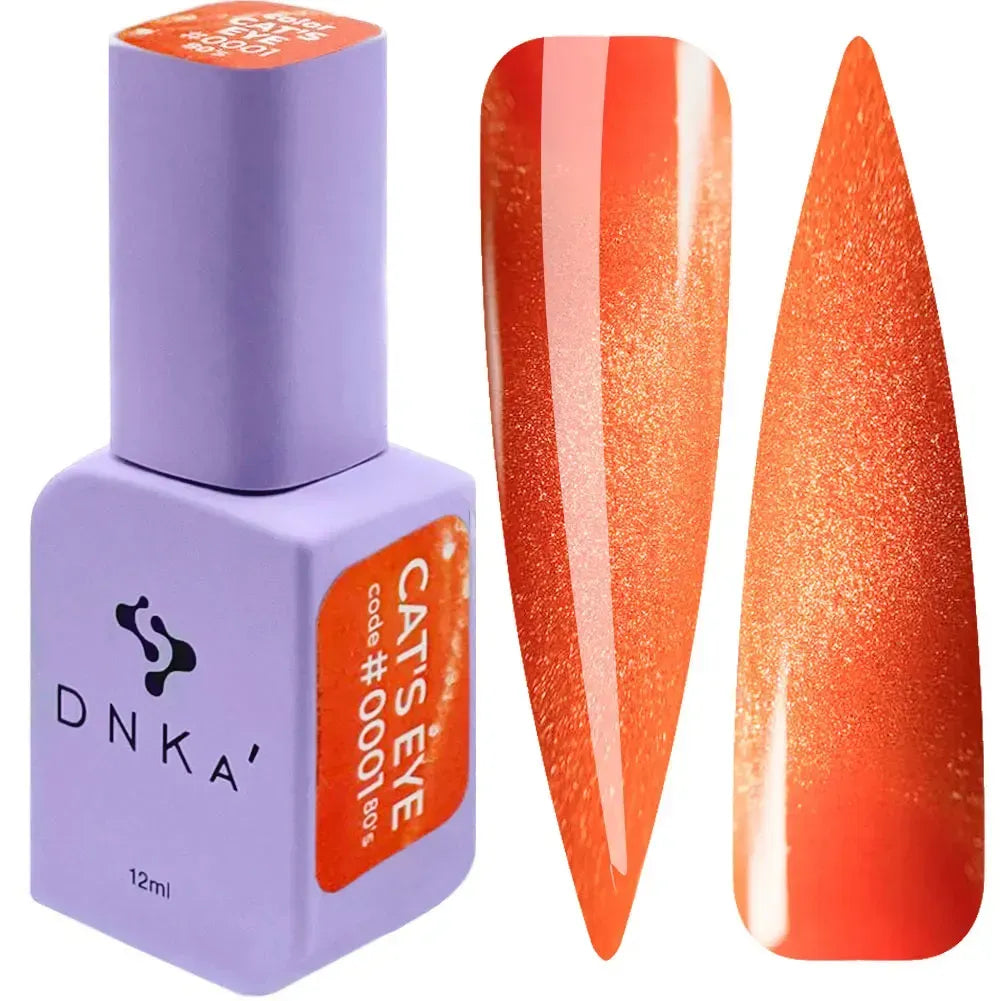 DNKa - Gel Polish Cat's Eye #0001 (80's Collection), 12ml - Image 1