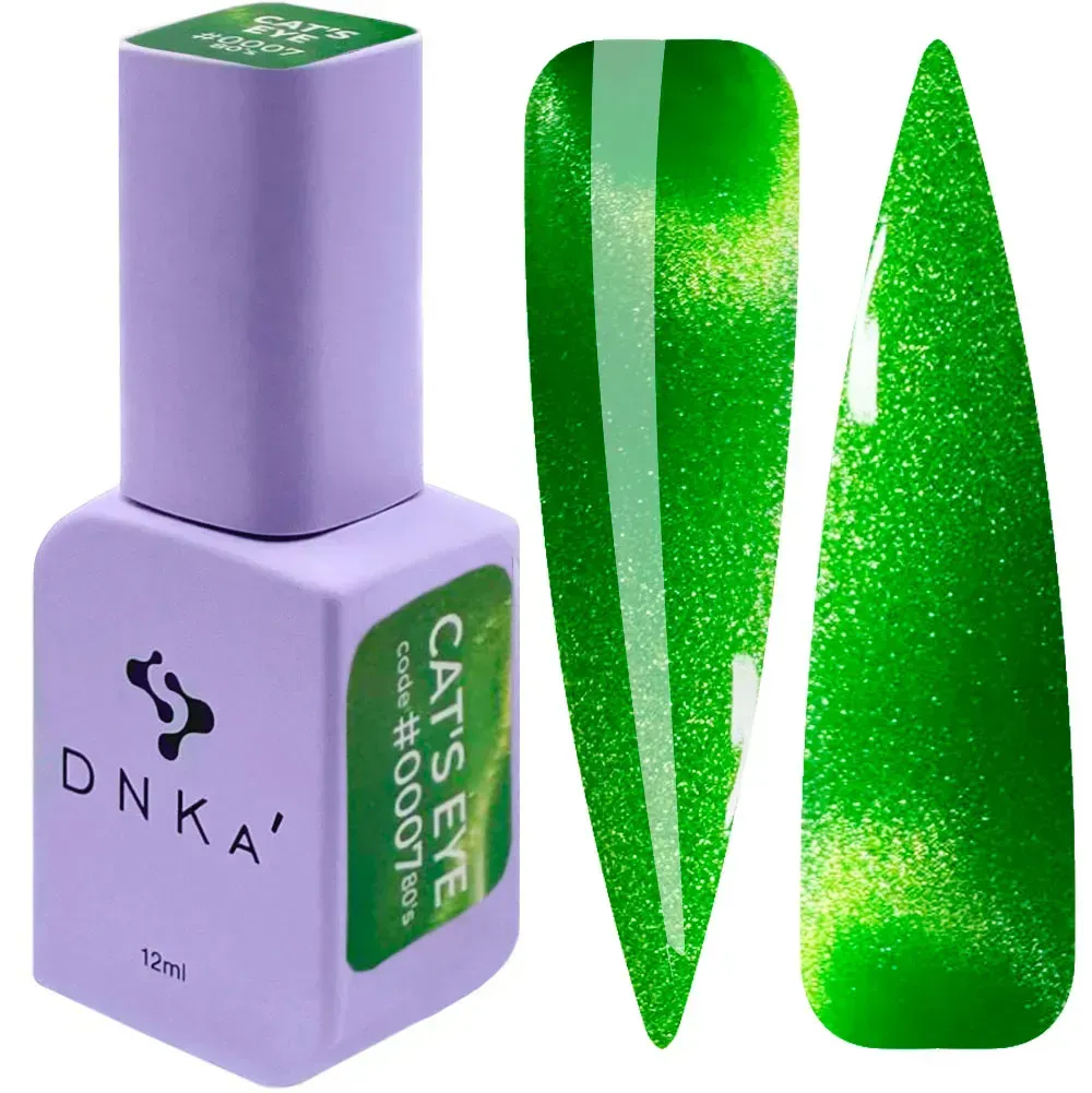 DNKa - Gel Polish Cat's Eye #0007 (80's Collection), 12ml - Image 1