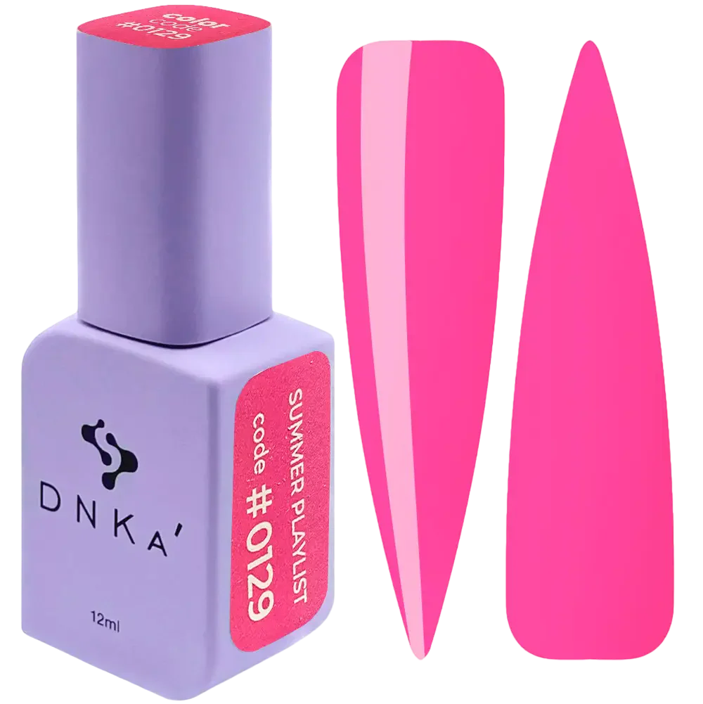 GEL POLISH COLOR #0129 SUMMER PLAYLIST 12ml - DNKa™ - Image 1
