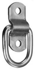 D-Ring, 1/4″  w/ Bracket in Stainless Steel