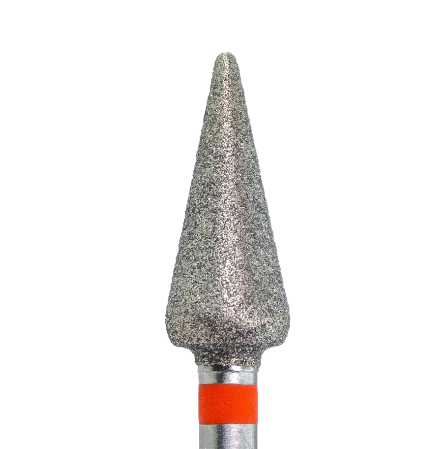 KMIZ - Diamond Nail Drill Bit Red Drop 5.0-12.5F (#193) - Image 1