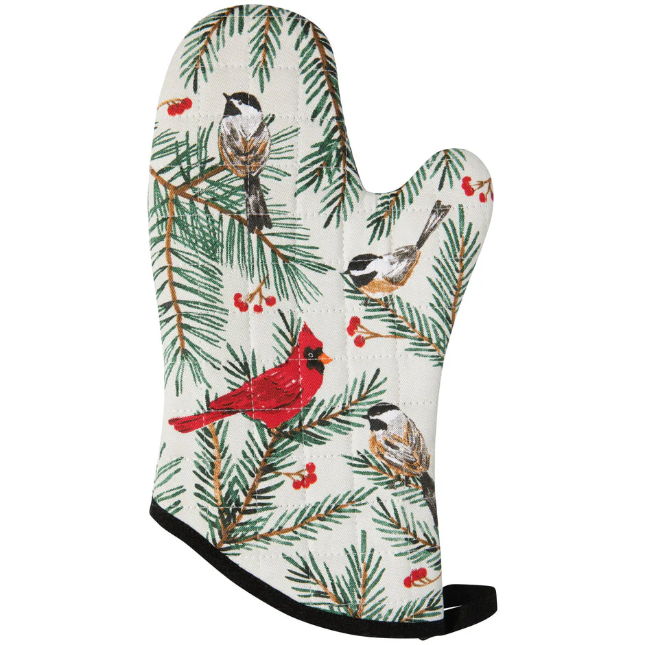 Oven Mitt Set, Birds & Bough - Image 1