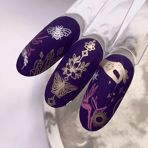 DARK Stamping Polish Gold #04, 10ml - Image 3
