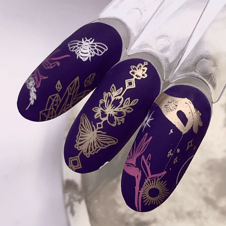 DARK Stamping Polish Rose Gold Metallic #20, 10ml - Image 2