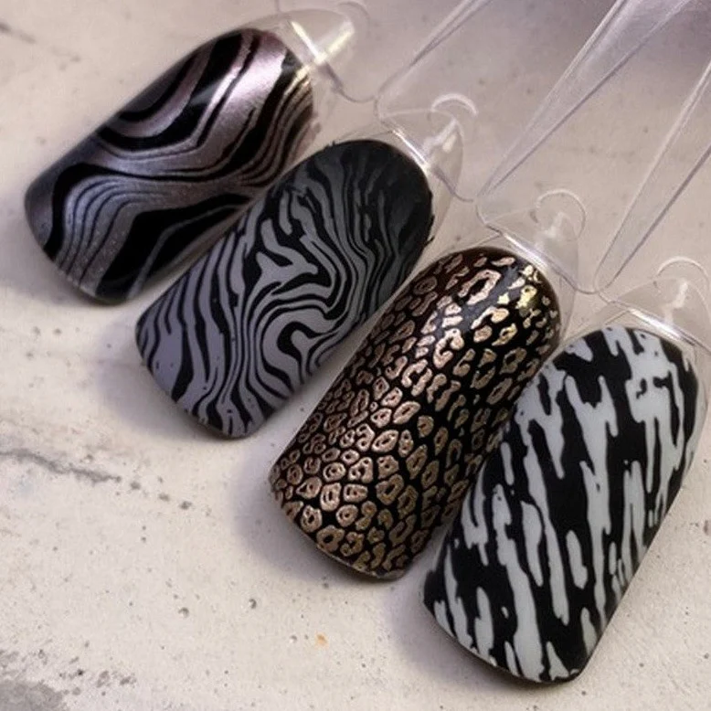 DARK Stamping Polish Rose Gold Metallic #20, 10ml - Image 3