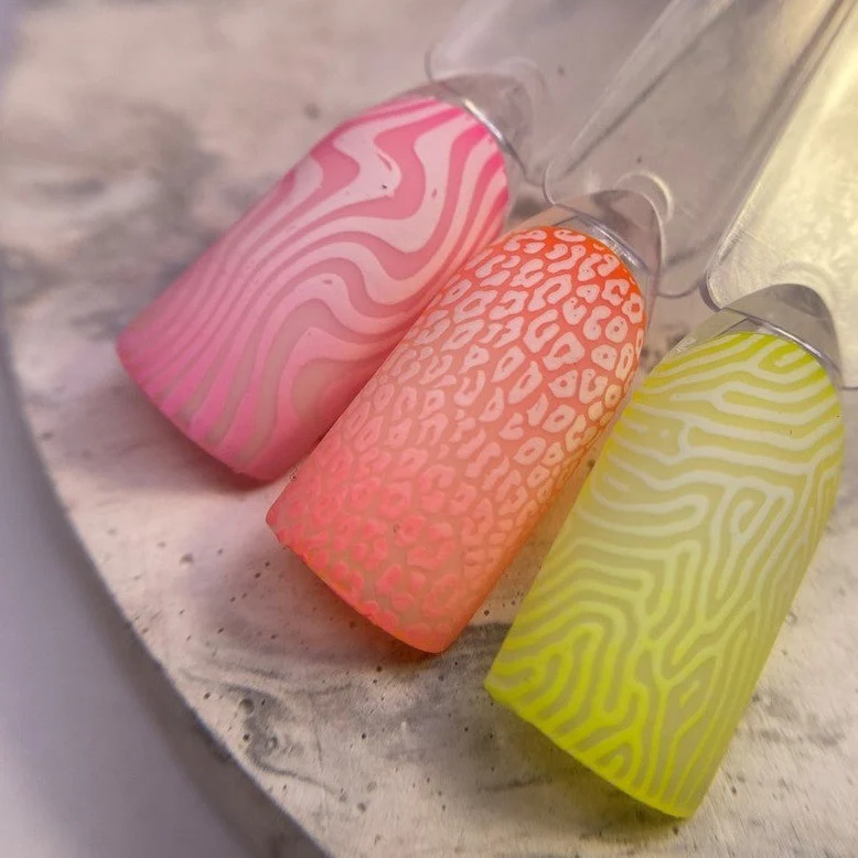 DARK Stamping Polish Coral Neon #26, 10ml - Image 3