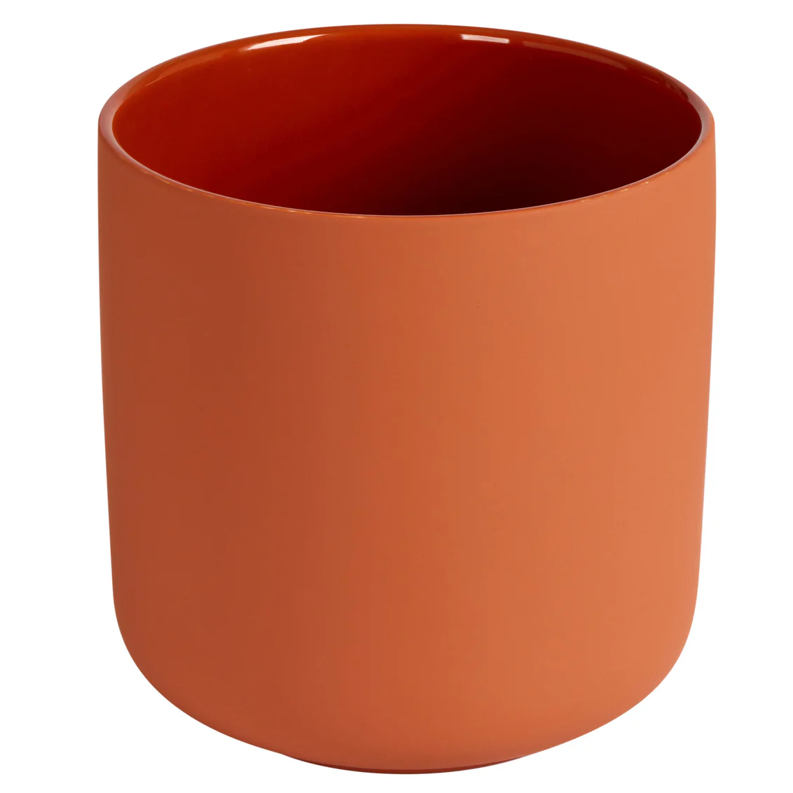 Waste Basket, Terra Cotta