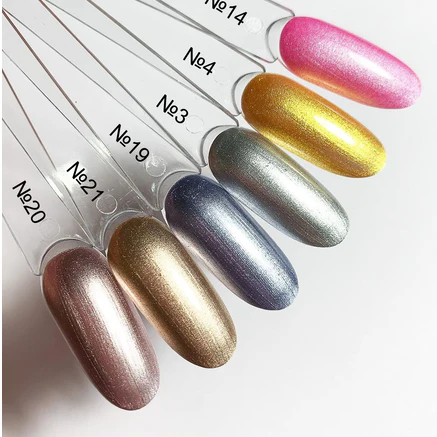 DARK Stamping Polish White Gold Metallic #21, 10ml - Image 2