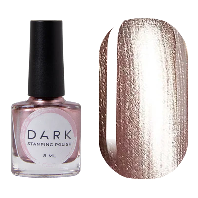 DARK Stamping Polish Rose Gold Metallic #20, 10ml