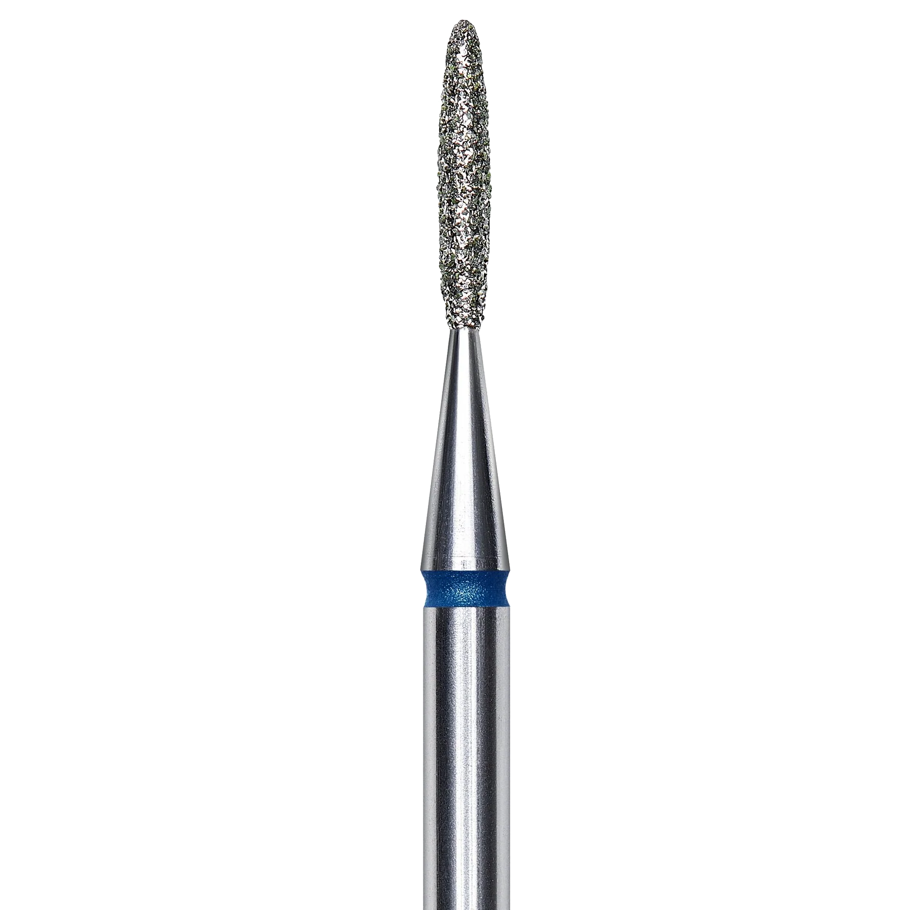 DIAMOND NAIL DRILL BIT, "FLAME", BLUE, HEAD DIAMETER 1.4/8MM (FA10B014/8) - STALEKS™ - Image 2