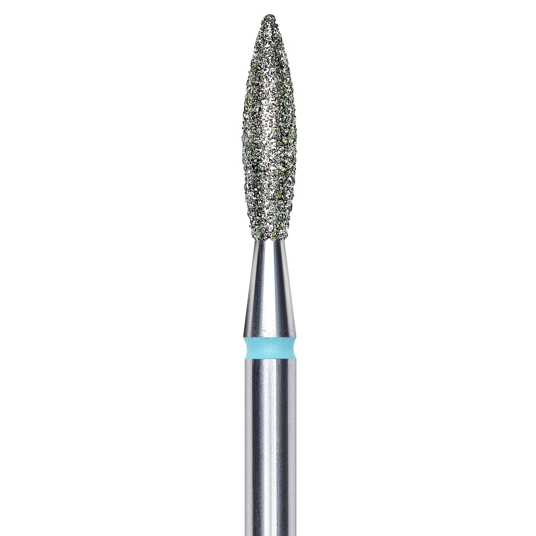 DIAMOND NAIL DRILL BIT, "FLAME", BLUE, HEAD DIAMETER 2.3/10MM (FA10B023/10) - STALEKS™ - Image 2
