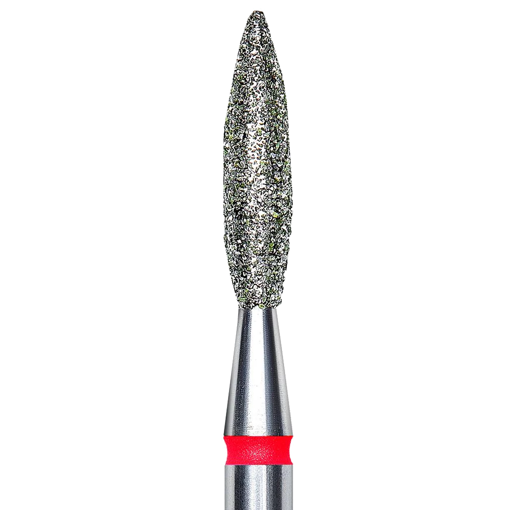 Staleks - Diamond Nail Drill Bit "Flame" Red, 2.3 mm (FA10R023/10) - Image 2