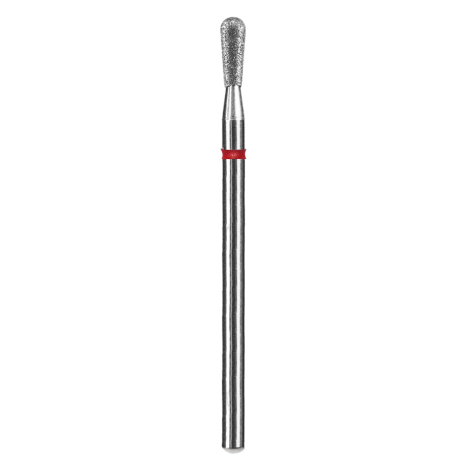 DIAMOND NAIL DRILL BIT, "MATCH", RED, HEAD DIAMETER 2.3 MM / WORKING PART 5 MM (FA120R023/5) - STALEKS™ - Image 1