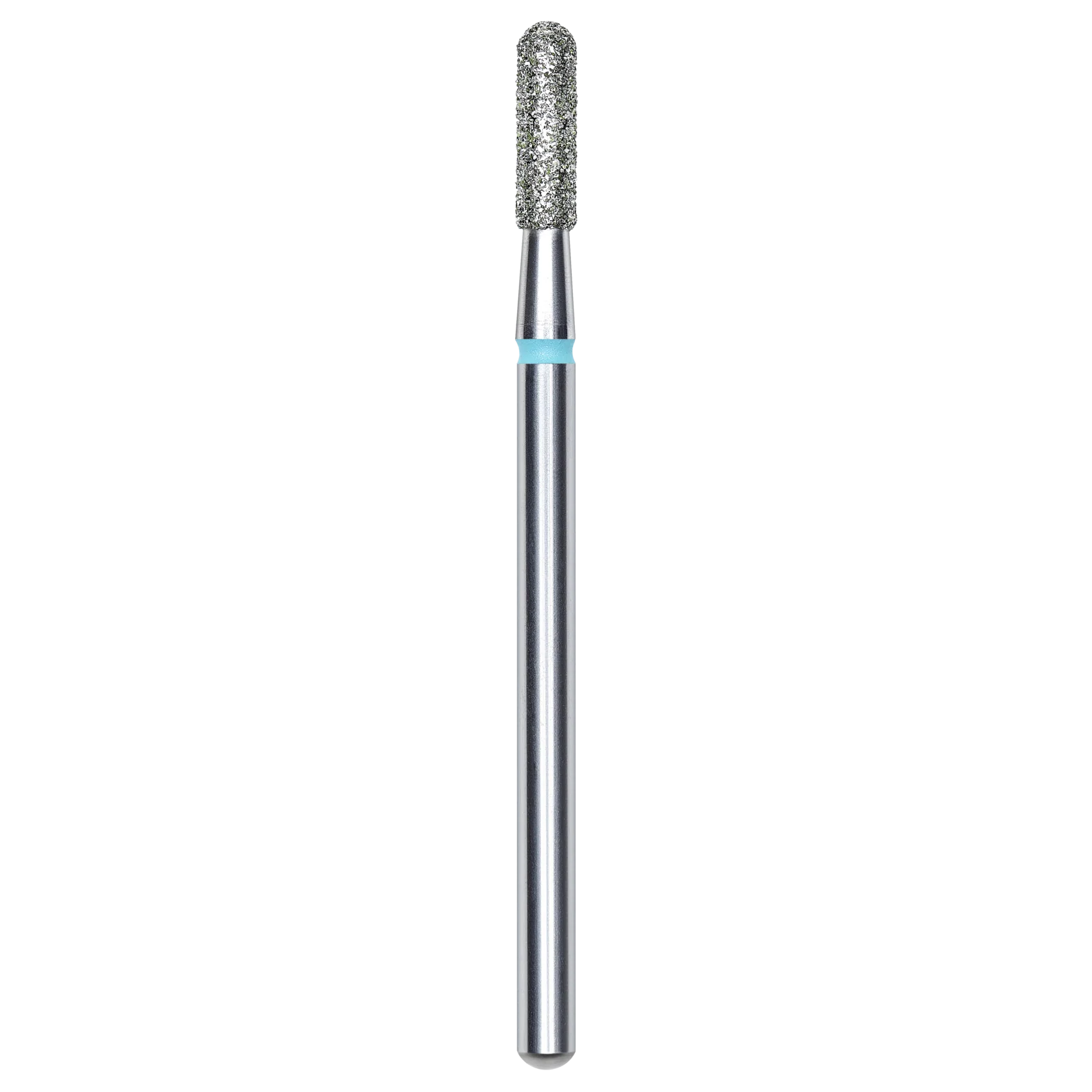 DIAMOND NAIL DRILL BIT, ROUNDED "CYLINDER", BLUE, HEAD DIAMETER 2.3/8MM (FA30B023/8) - STALEKS™ - Image 1