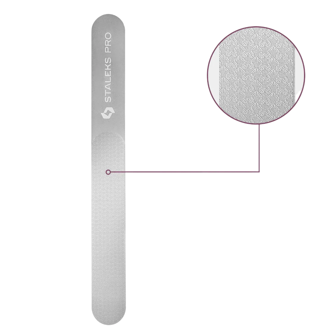 Laser Nail File EXPERT 11 165 mm (Wide Straight With Handle)  FE-11-165 -STALEKS - Image 2