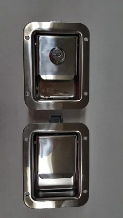 Flush Mount Latch, Stainless Steel -choose LOCKING or NON-LOCKING