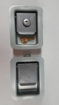 Flush Mount Latch, Zinc -choose LOCKING or NON-LOCKING