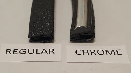 Fender Trim w/ aluminum clip 9/16T X 1/8W- Sold By The Foot - Image 2