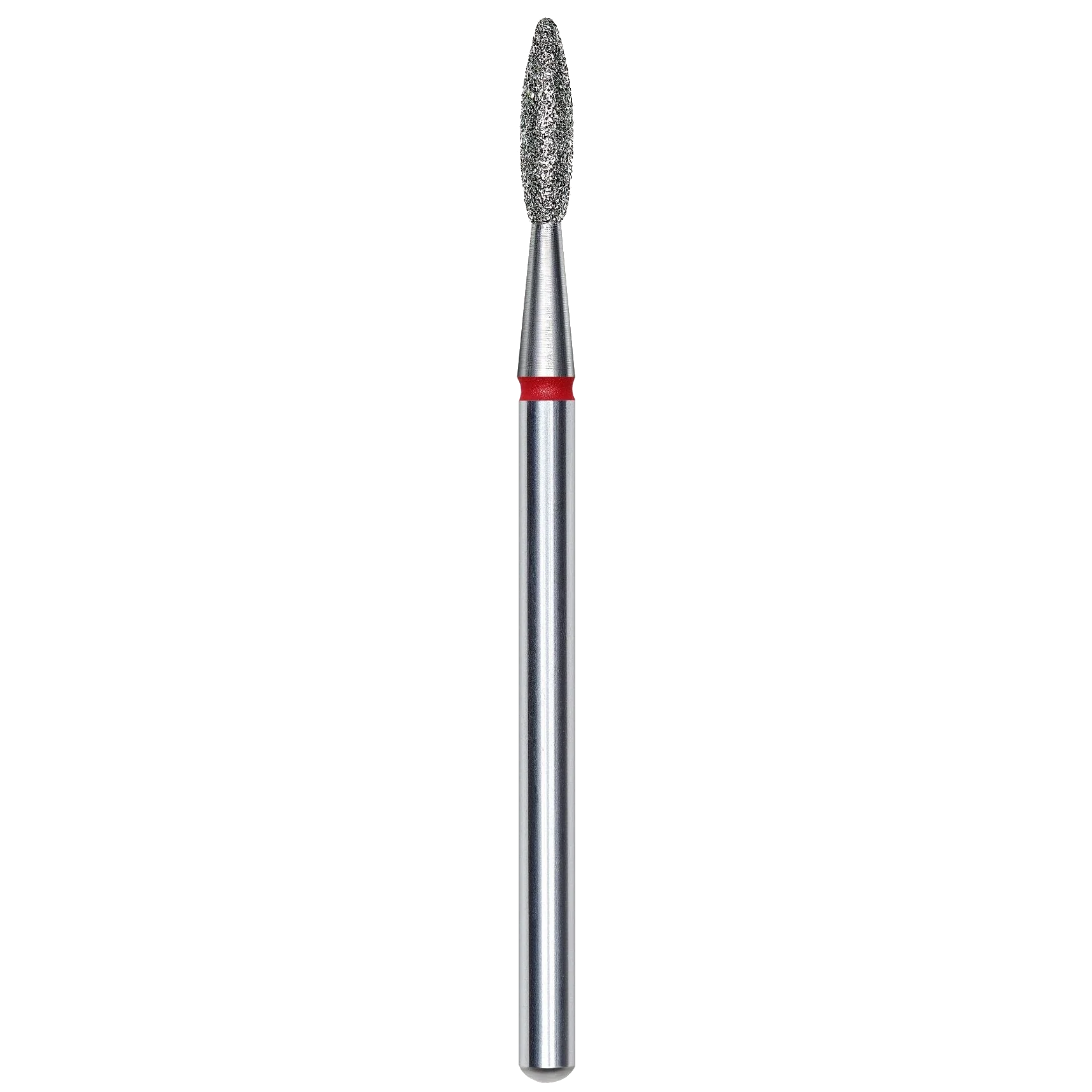DIAMOND NAIL DRILL BIT, "FLAME", RED, HEAD DIAMETER 2.1/8MM (FA10R021/8) - STALEKS™ - Image 1