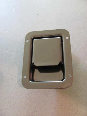 Flush Mount Latch, Non-Locking, choose Zinc or Stainless Steel