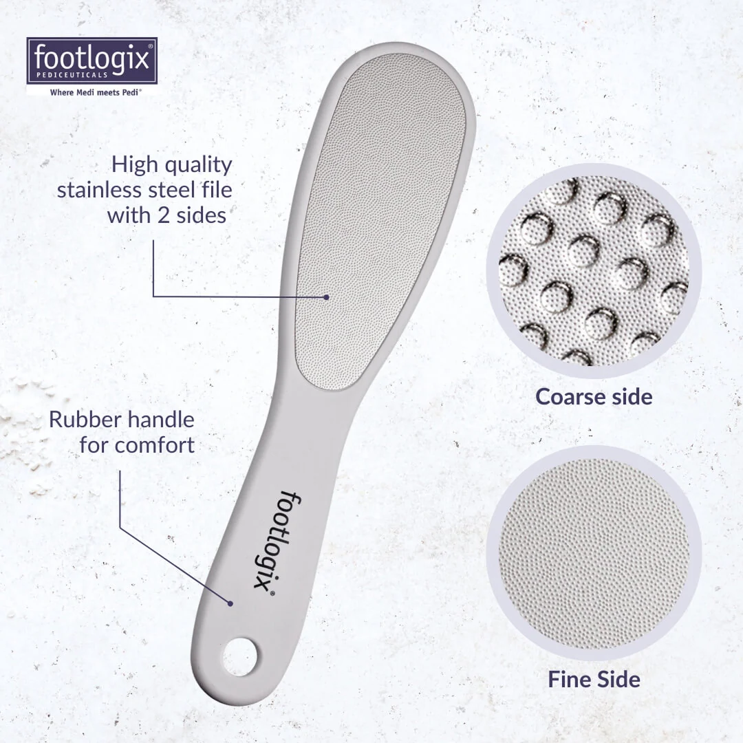 Footlogix - Double-Sided Rubberized Handle - Coarse/Fine - Image 2