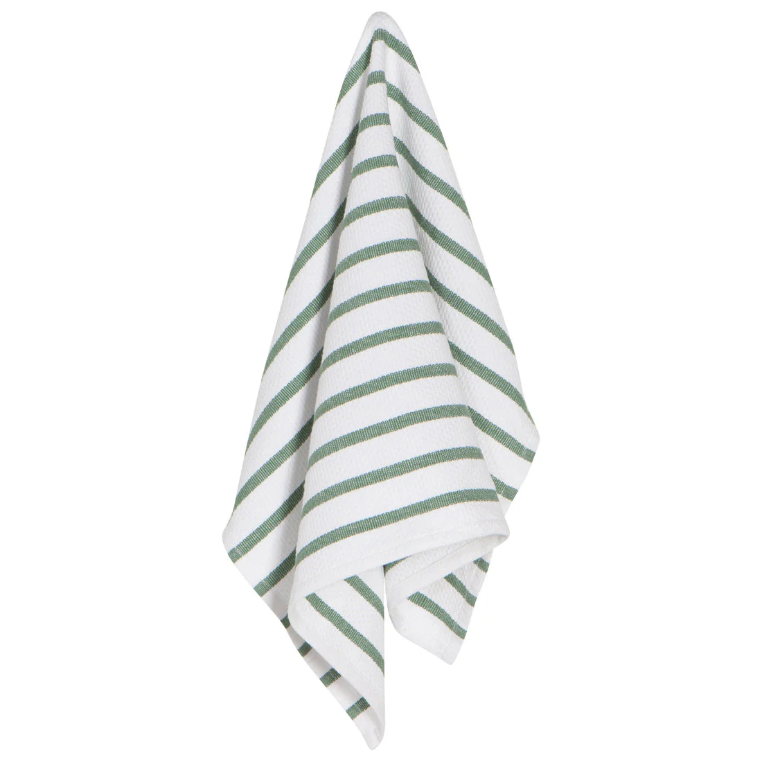 Dish Towel Basketweave - Elm Green - Image 1