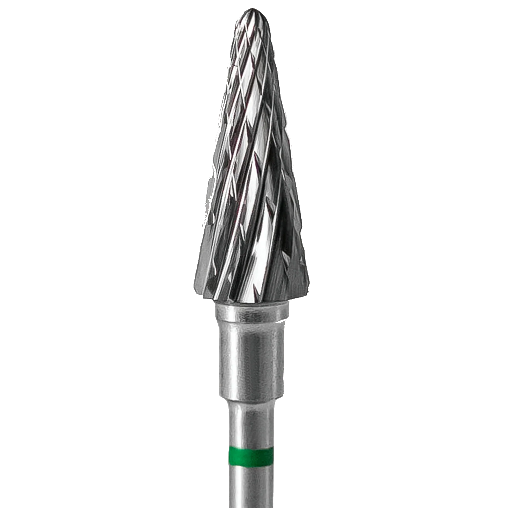 CARBIDE NAIL DRILL BIT, "CONE", GREEN, HEAD DIAMETER 6/14MM (FT71G060/14) (№70) - STALEKS™ - Image 2
