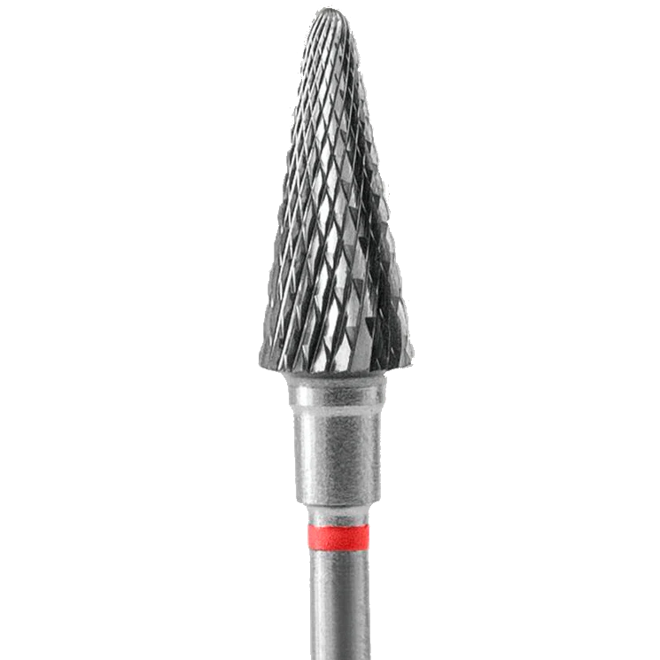 CARBIDE NAIL DRILL BIT, "CONE", RED, HEAD DIAMETER 6/14MM (FT71R060/14) (№82)- STALEKS™ - Image 2
