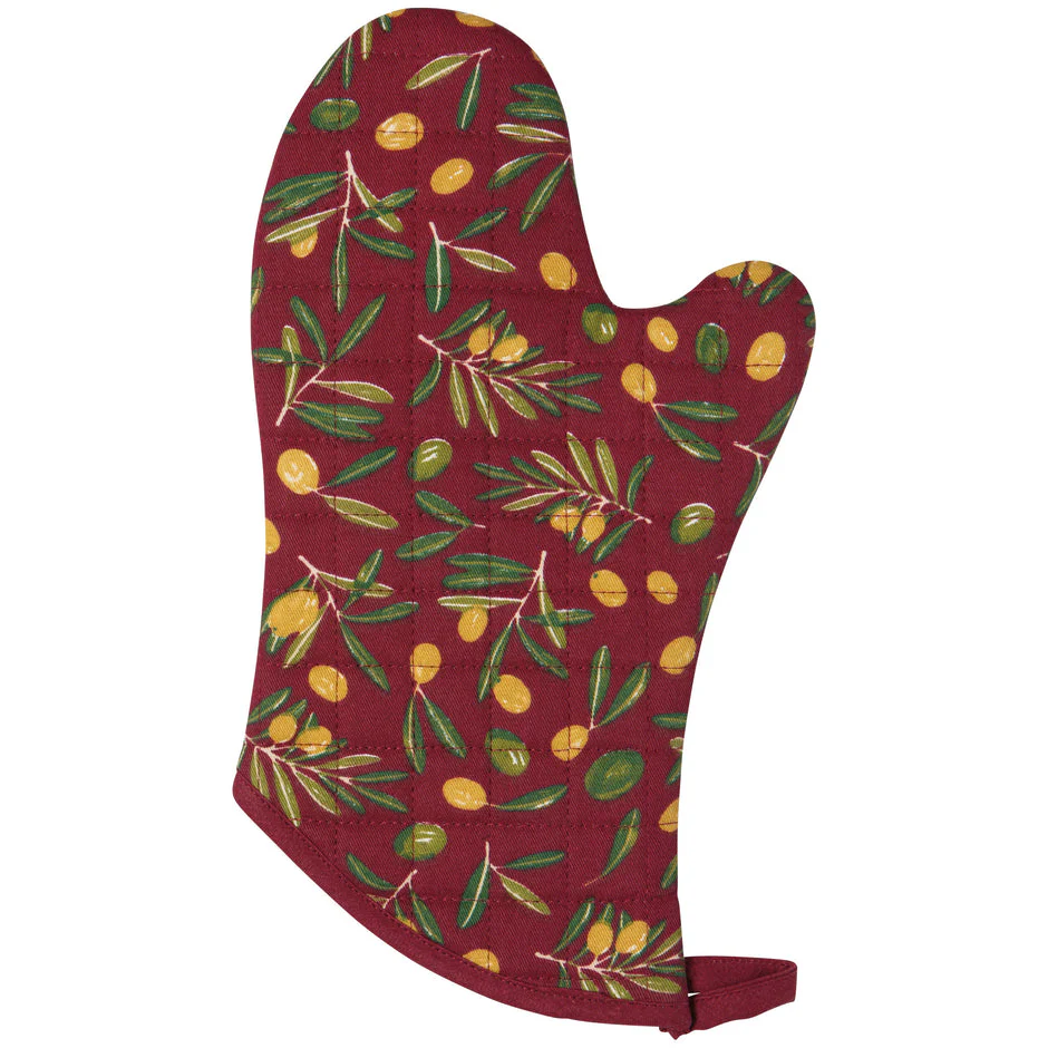 Oven Mitt Set, Olive Oil - Image 1