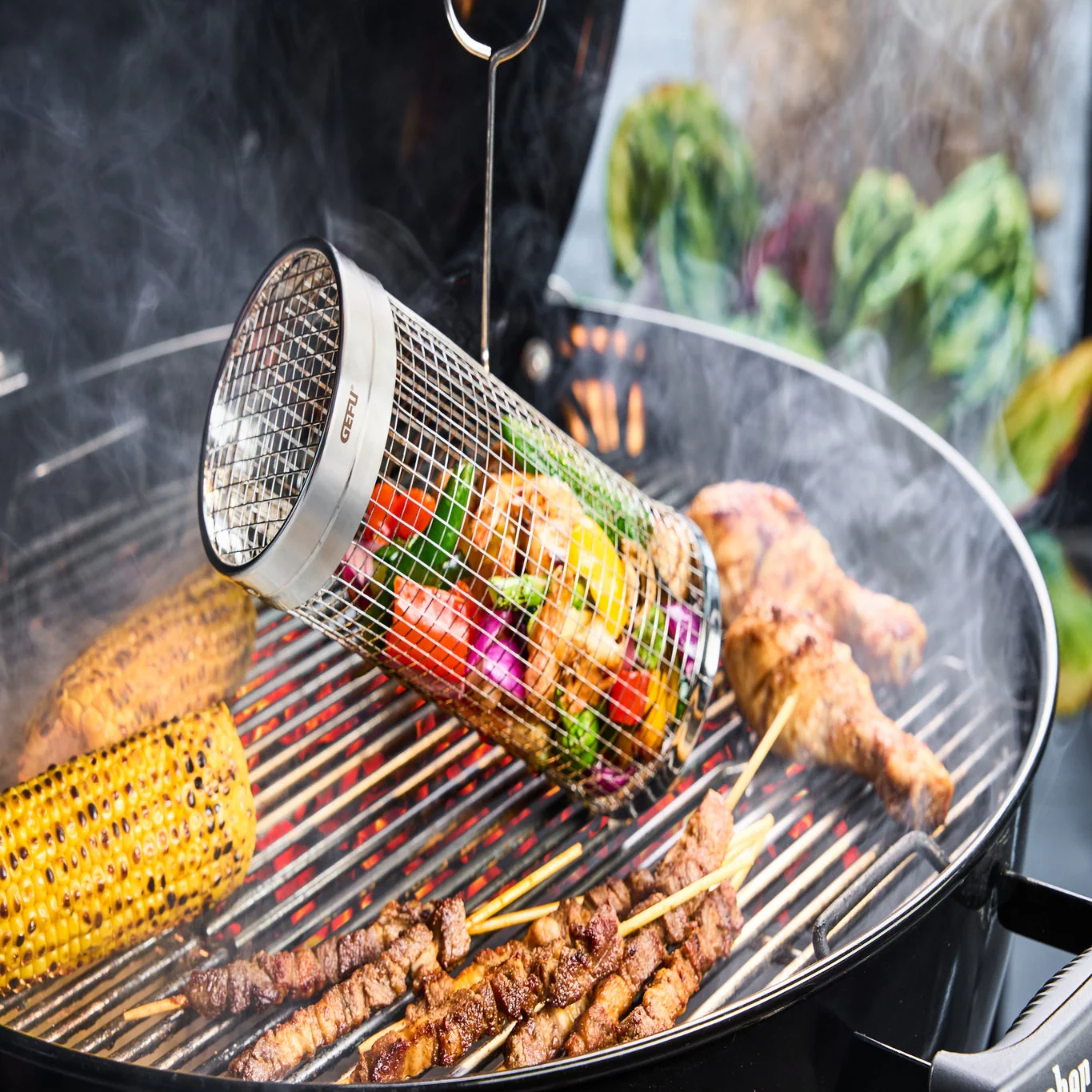 Rolling Grill Basket - Image 2