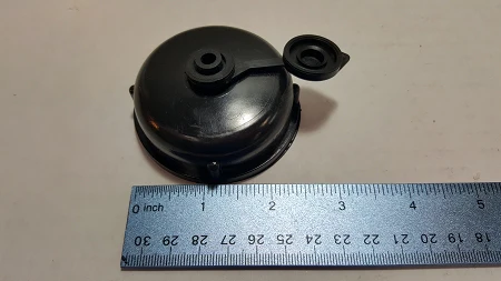 Water Caddy Replacement Cap with Air Vent, BLACK - Image 1