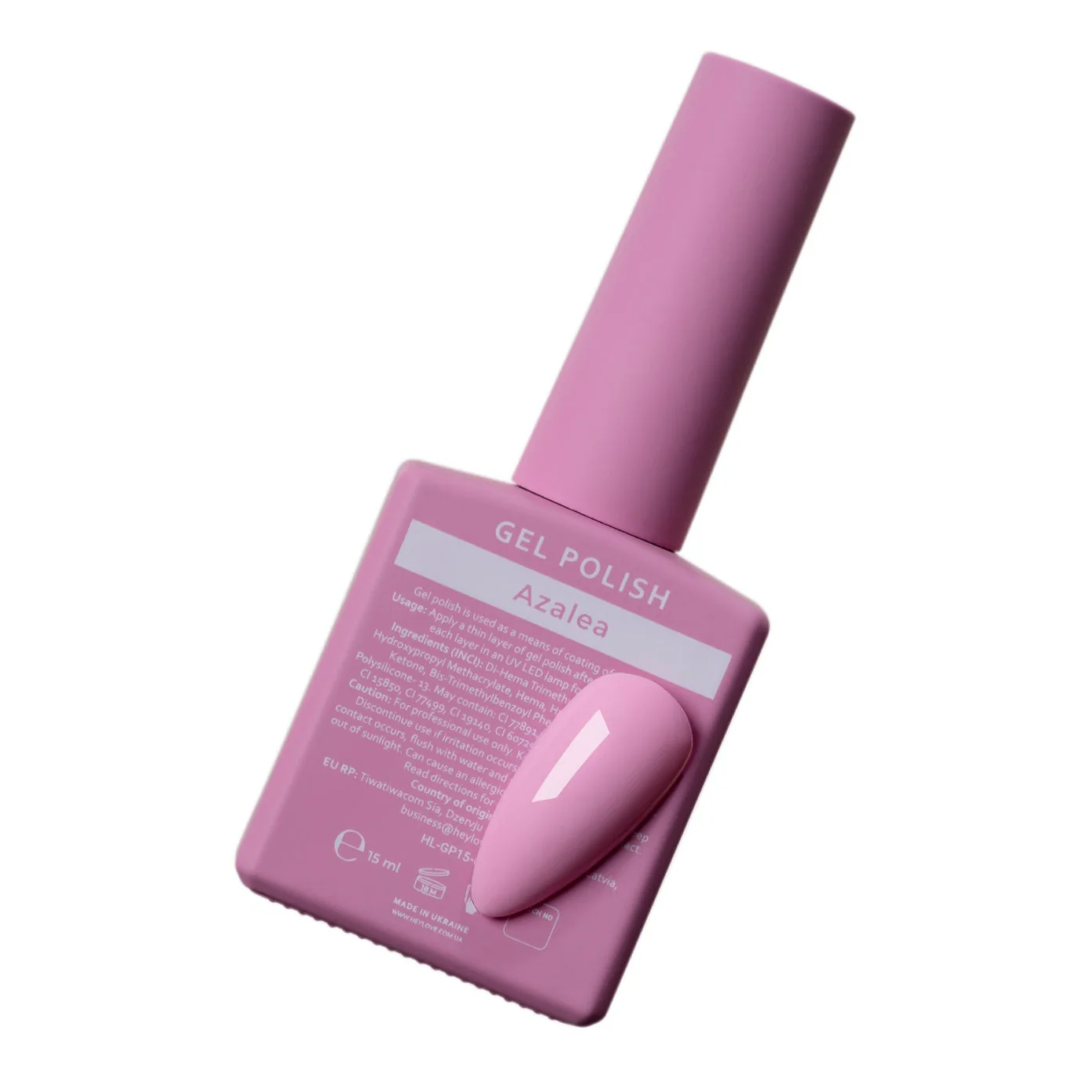 HEYLOVE - Gel Polish Azalea, 15ml - Image 3