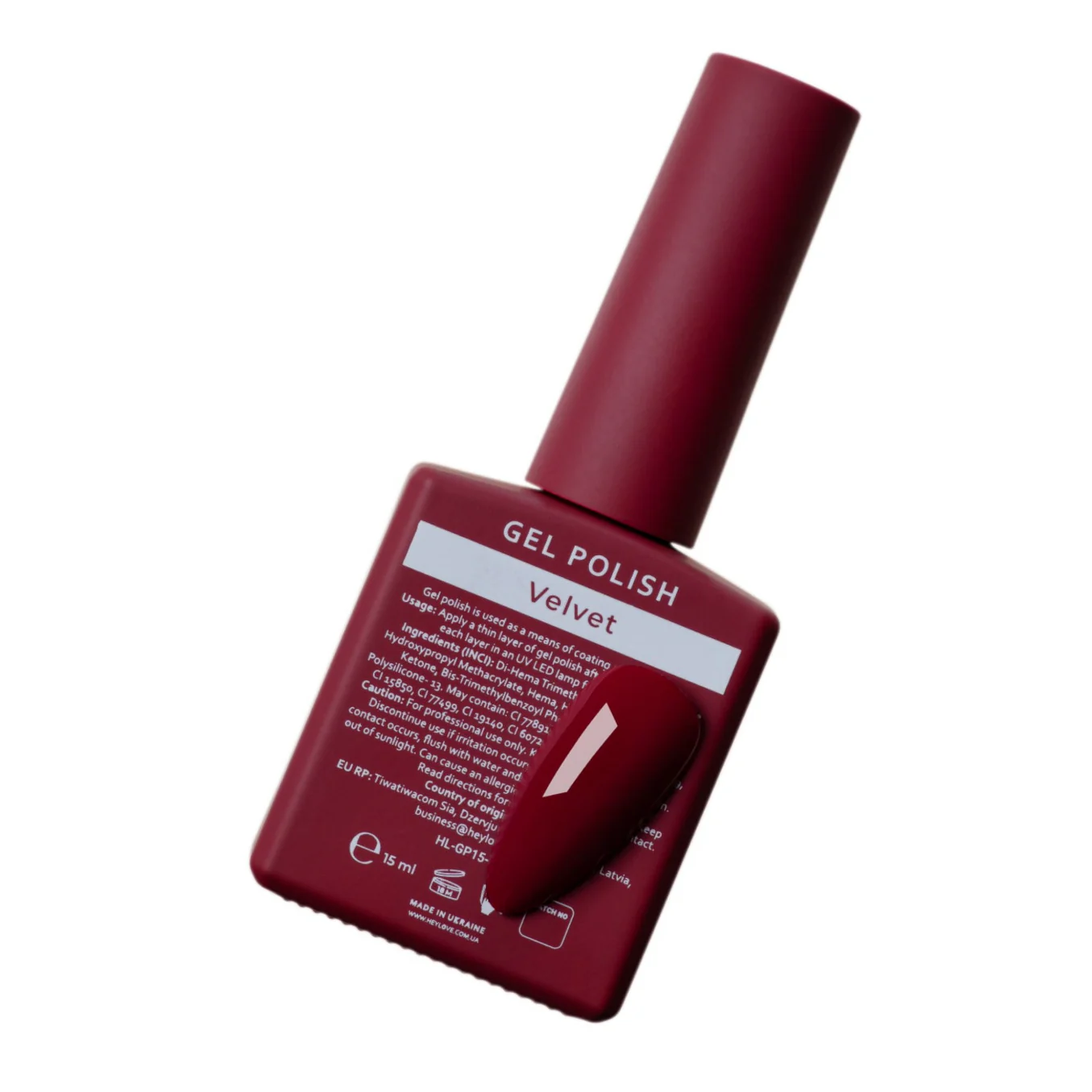 HEYLOVE - Gel Polish Velvet, 15ml - Image 3