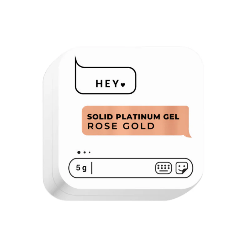 HEYLOVE – Solid Platinum Gel Rose Gold, 5g