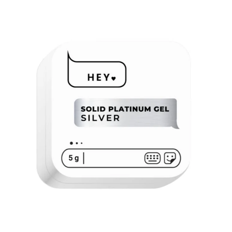 HEYLOVE – Solid Platinum Gel Silver, 5g
