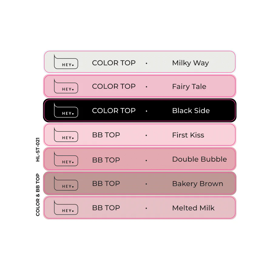 HEYLOVE - Stickers for Swatches Color and BB Top Collection #21 - Image 1