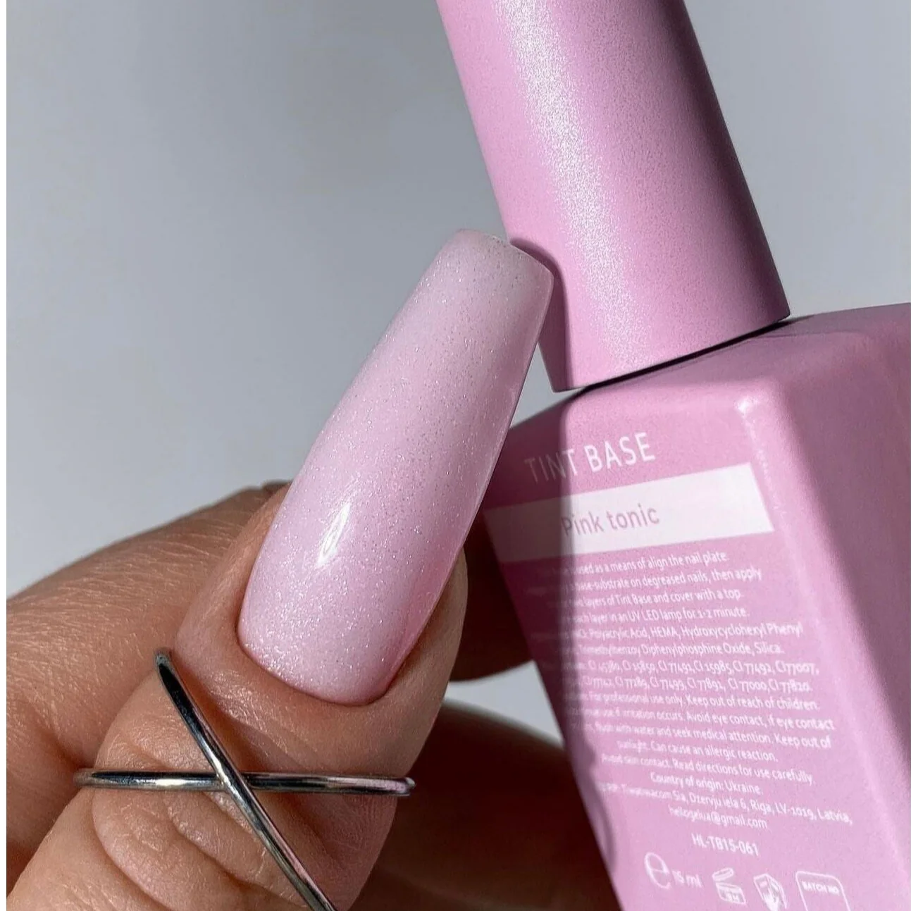 HEYLOVE - Tint Base With Shimmer Pink Tonic, 15ml - Image 2
